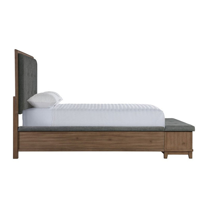 Jolene Queen Storage Bed in Grey - Jack’s Furniture and More (Laredo, TX)