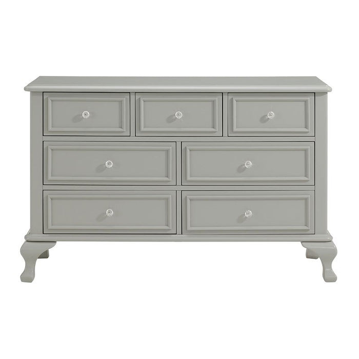 Jesse Youth Dresser in Grey - Jack’s Furniture and More (Laredo, TX)