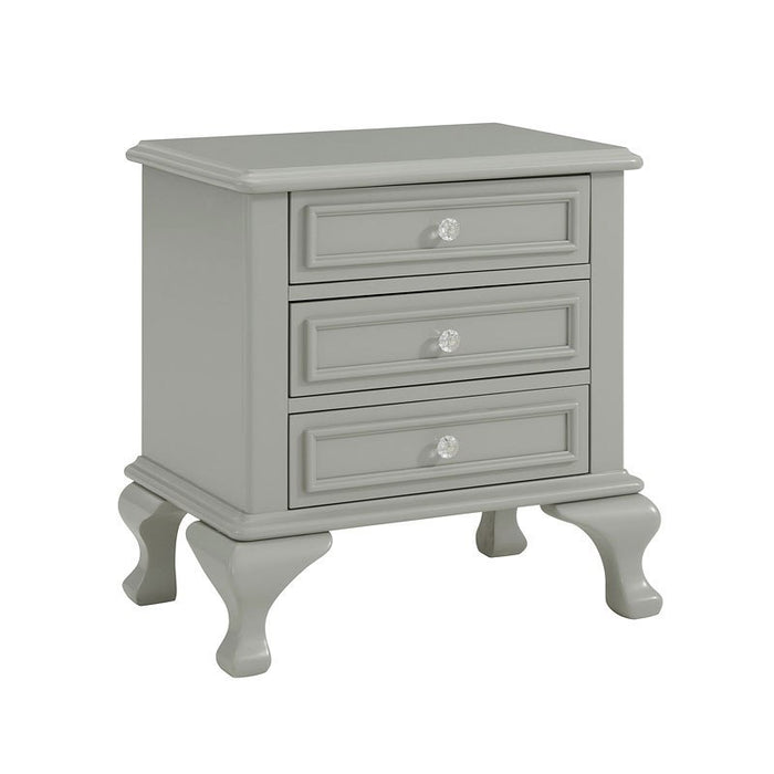 Jesse Youth Nightstand in Grey - Jack’s Furniture and More (Laredo, TX)
