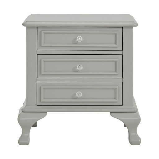 Elements International Jesse Youth Nightstand in Grey image