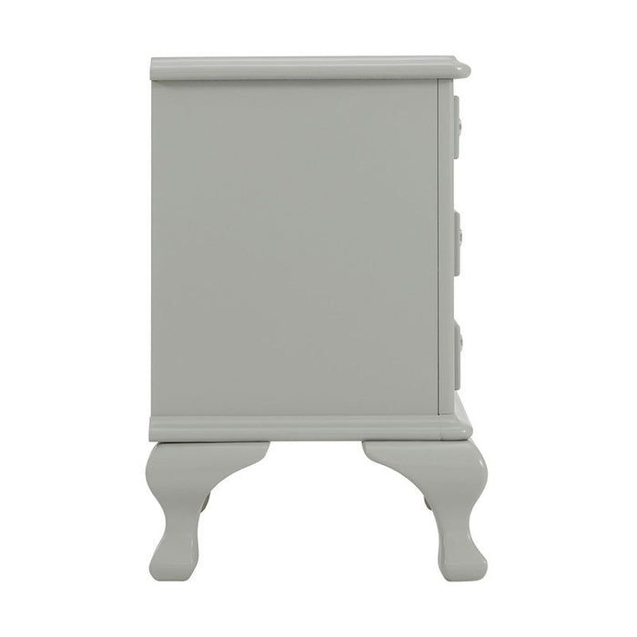 Jesse Youth Nightstand in Grey - Jack’s Furniture and More (Laredo, TX)