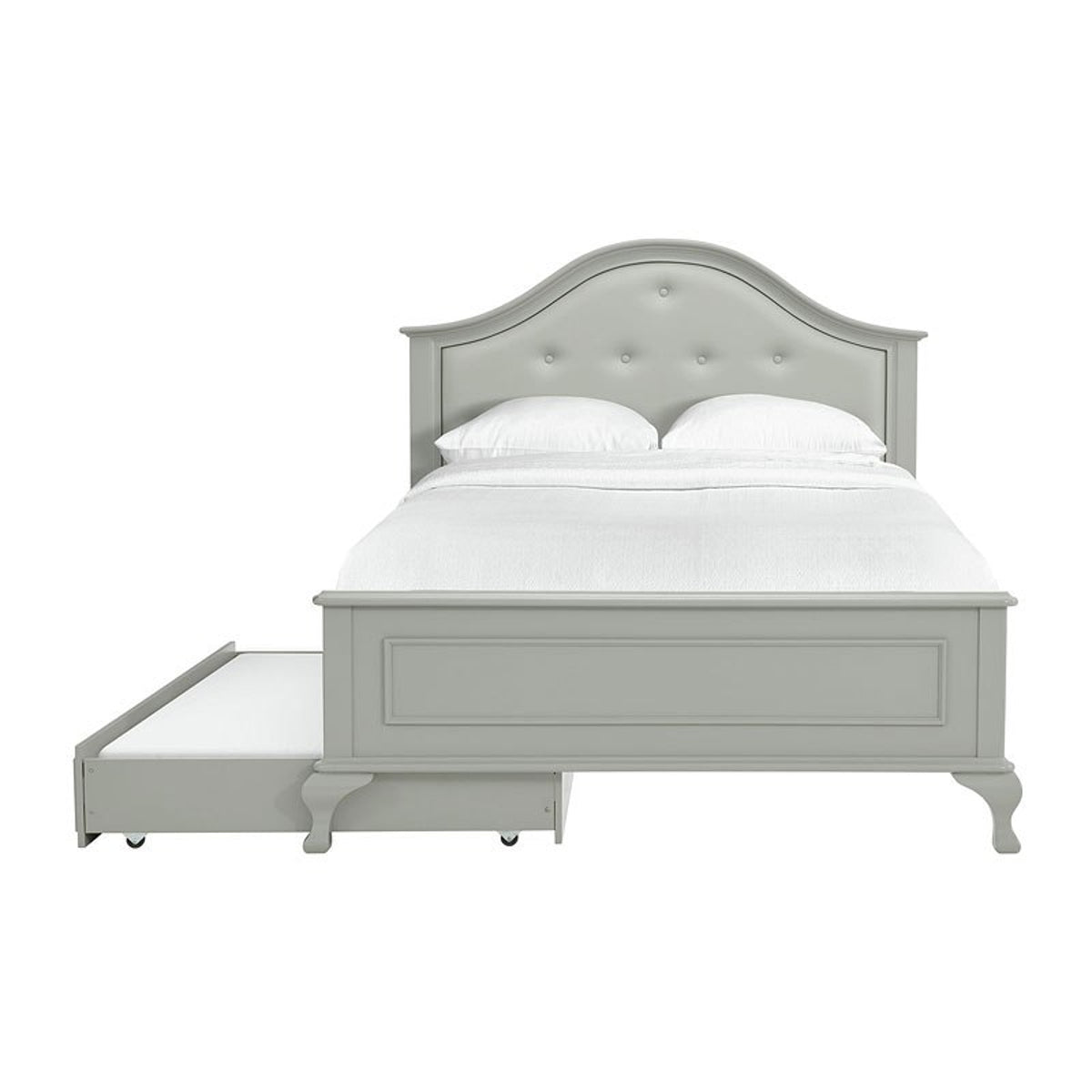 Jesse Youth Full Panel Bed in Grey - Jack’s Furniture and More (Laredo, TX)