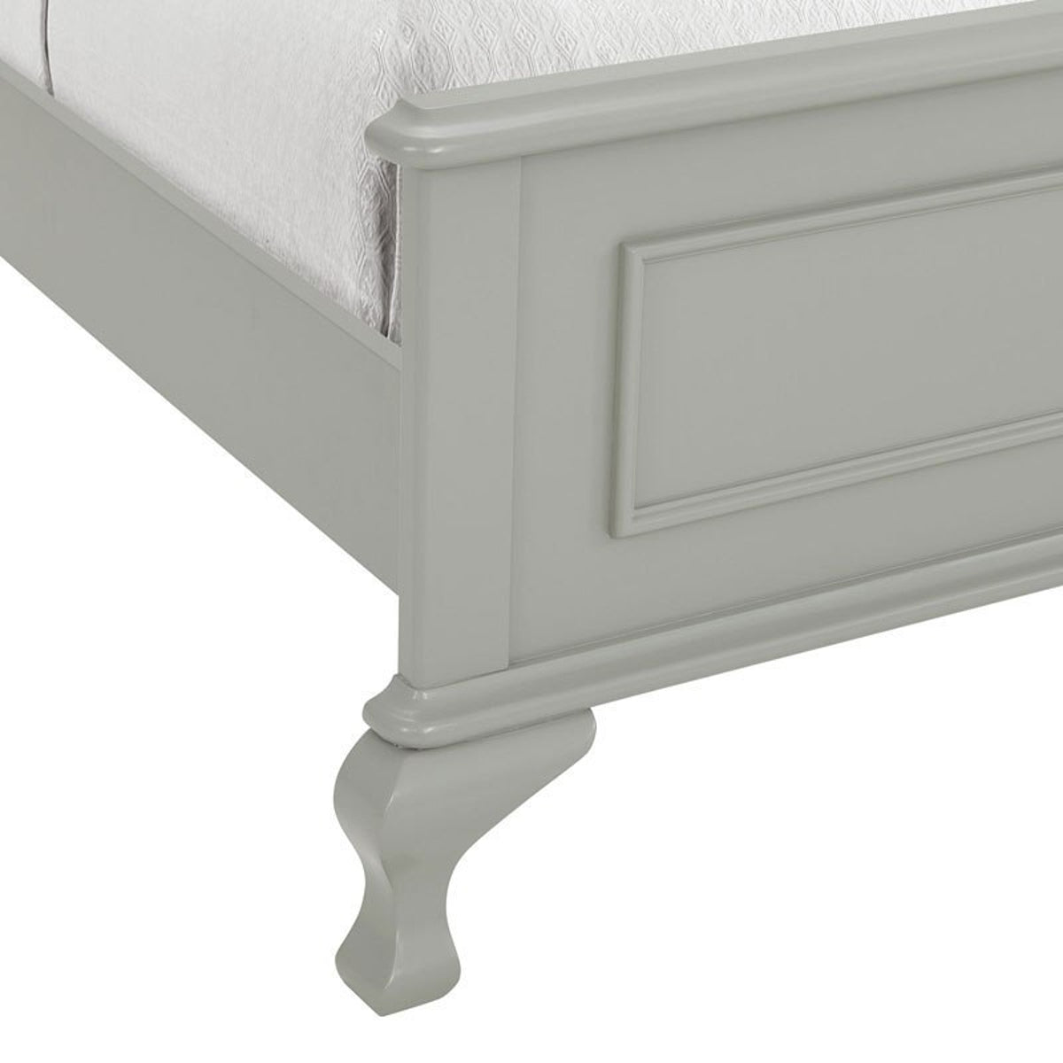Jesse Youth Twin Panel Bed in Grey - Jack’s Furniture and More (Laredo, TX)