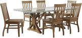 Lakeview Rectangular Dining Table in Natural CDLW100DTC - Jack’s Furniture and More (Laredo, TX)