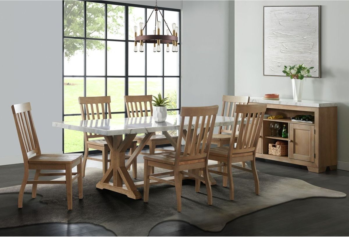 Lakeview Server in Natural - Jack’s Furniture and More (Laredo, TX)