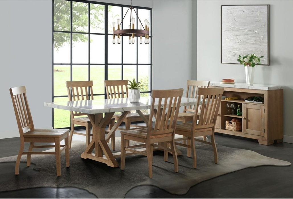 Lakeview Rectangular Dining Table in Natural CDLW100DTC - Jack’s Furniture and More (Laredo, TX)