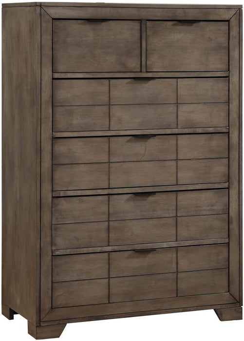 Elements International Logic Chest in Rustic Grey image