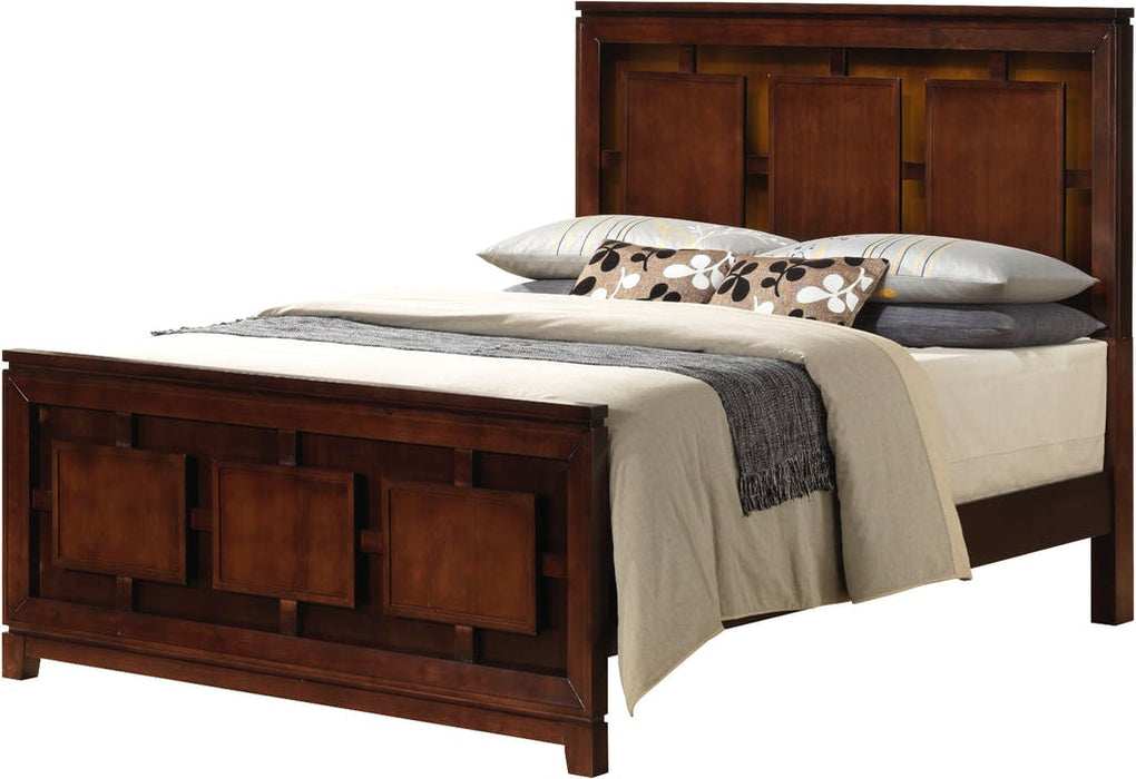 Elements International London King Platform Bed in Lacquer image