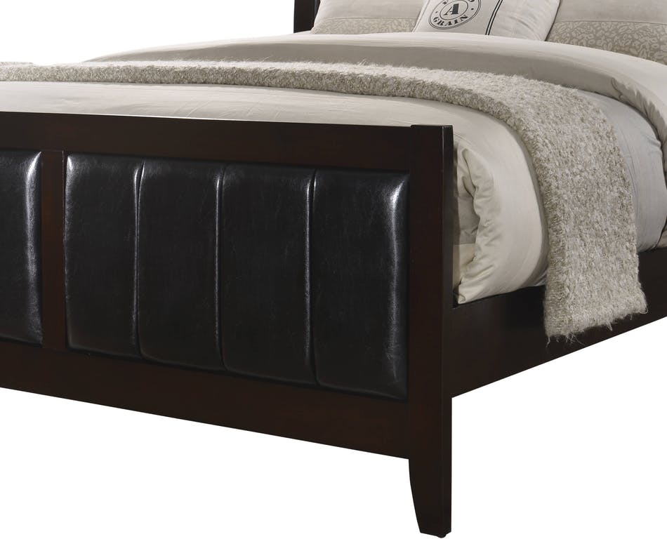 Lawrence Full Panel Bed in Espresso Lacquer - Jack’s Furniture and More (Laredo, TX)
