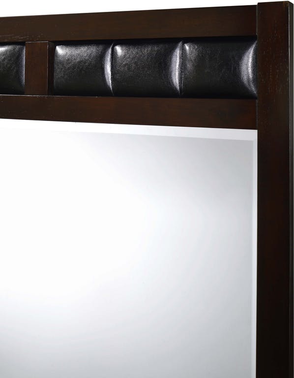 Lawrence Mirror in Espresso Lacquer - Jack’s Furniture and More (Laredo, TX)