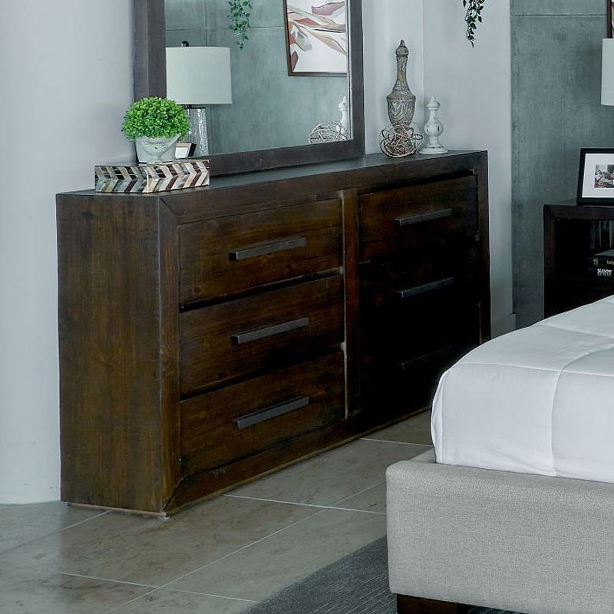 Magnum Dresser in Grey - Jack’s Furniture and More (Laredo, TX)