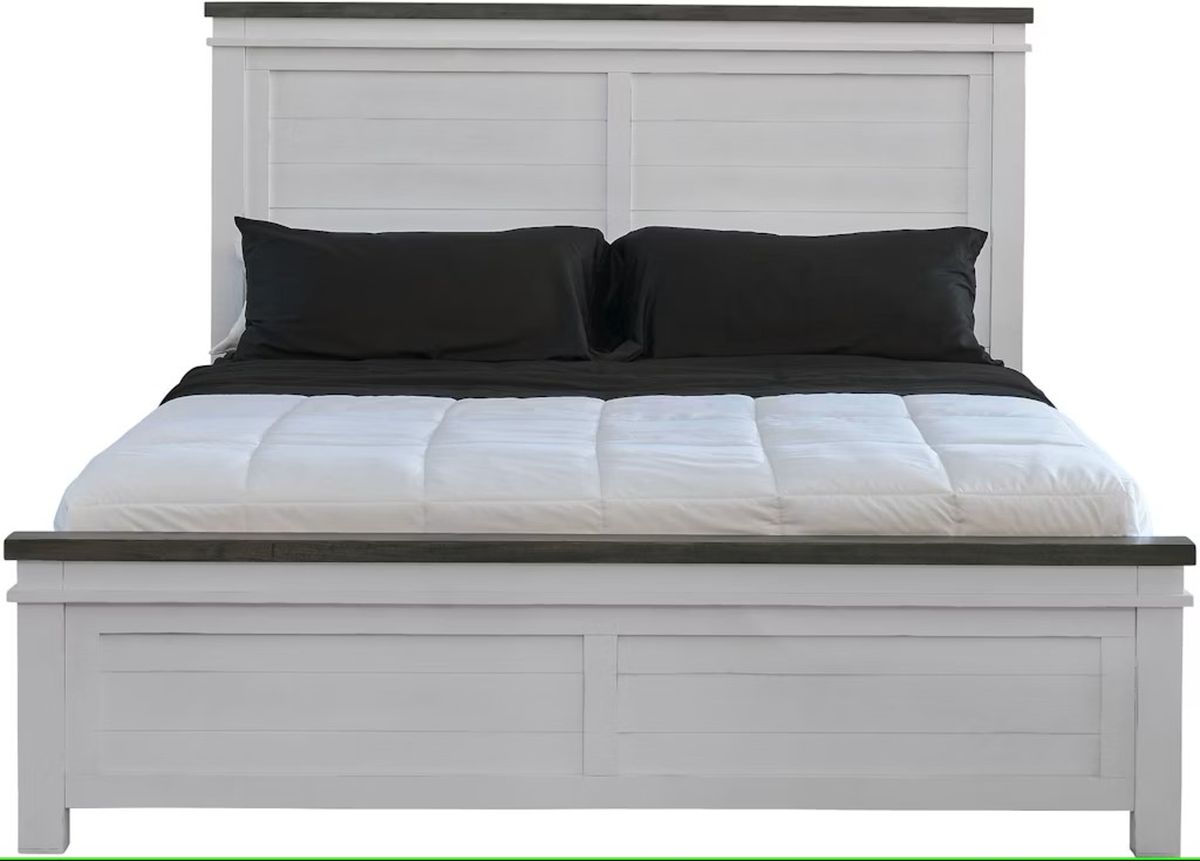 Madison King Panel Bed in White - Jack’s Furniture and More (Laredo, TX)