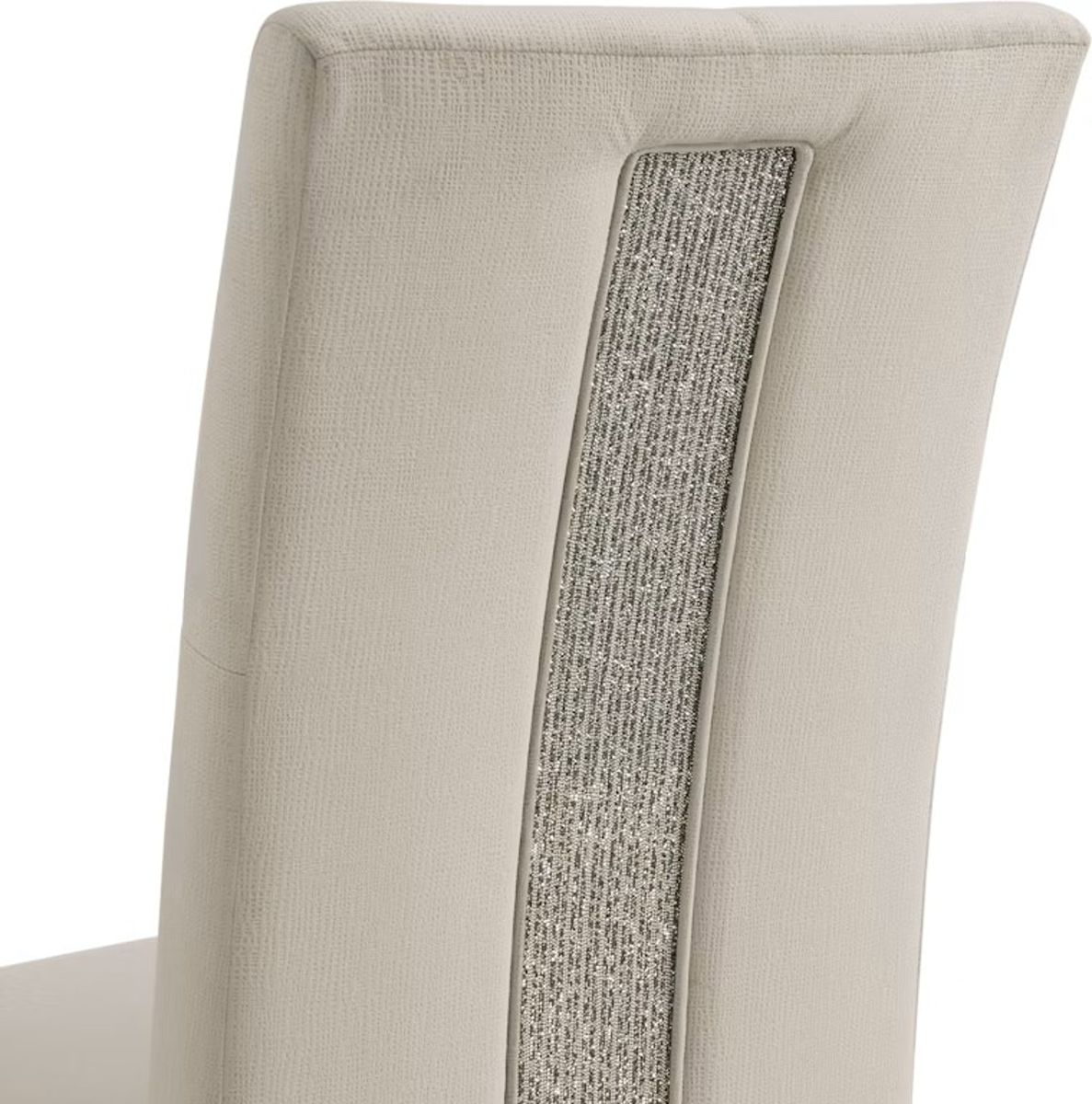 Maxwell Side Chair (Set of 2) in Champagne - Jack’s Furniture and More (Laredo, TX)