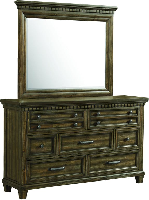 McCabe Mirror in Distressed Lacquer - Jack’s Furniture and More (Laredo, TX)