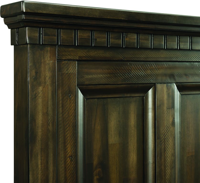 McCabe King Storage Bed in Distressed Lacquer - Jack’s Furniture and More (Laredo, TX)