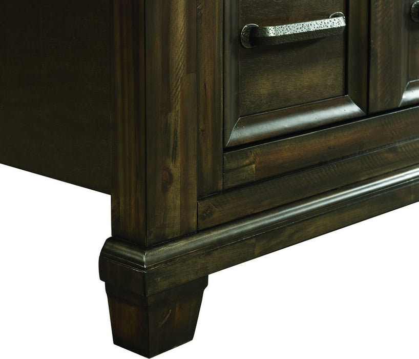 McCabe King Storage Bed in Distressed Lacquer - Jack’s Furniture and More (Laredo, TX)