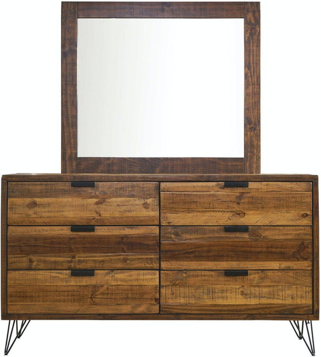Cruz 6 Drawer Dresser in Brown - Jack’s Furniture and More (Laredo, TX)