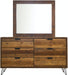 Cruz 6 Drawer Dresser in Brown - Jack’s Furniture and More (Laredo, TX)