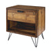 Cruz 1 Drawer Nightstand in Brown - Jack’s Furniture and More (Laredo, TX)