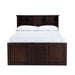 Vista Captain Bed Twin Storage Bed in Brown - Jack’s Furniture and More (Laredo, TX)