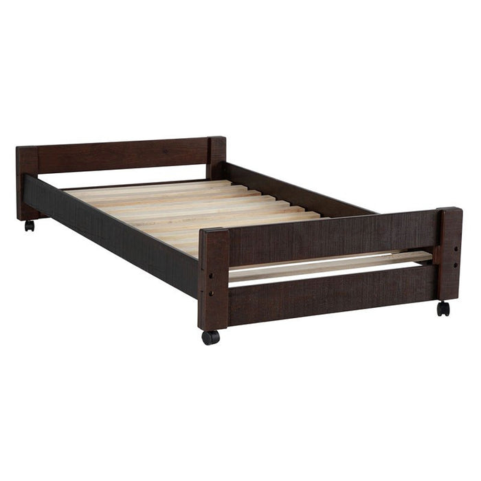 Vista Twin over Twin Super Loft Bed with Desk and Bookcase in Brown - Jack’s Furniture and More (Laredo, TX)