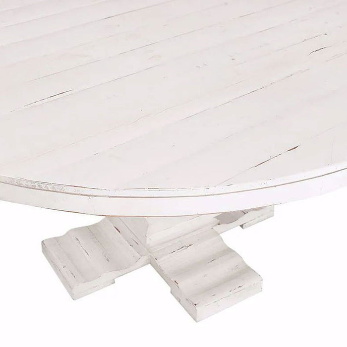 Condesa Round Dining Table in White - Jack’s Furniture and More (Laredo, TX)