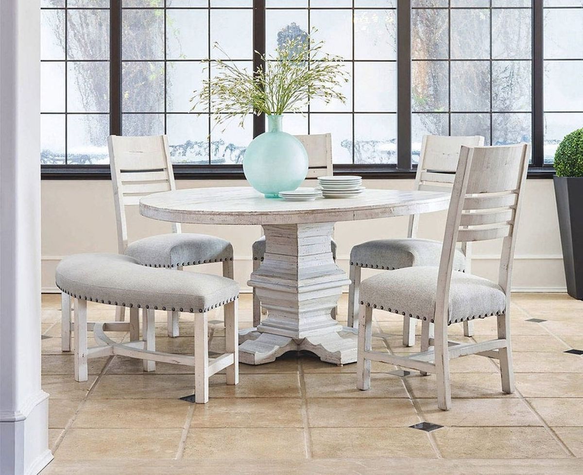 Condesa Wooden Back Side Chair (Set of 2) in White - Jack’s Furniture and More (Laredo, TX)