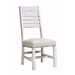 Elements International Condesa Wooden Back Side Chair (Set of 2) in White image