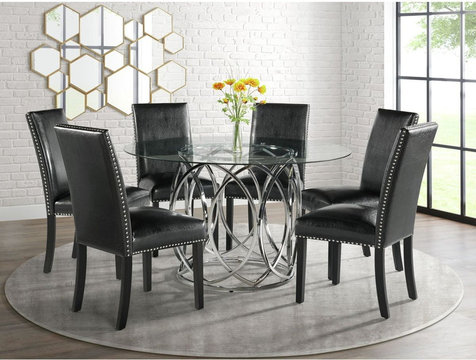 Merlin Round Dining Table - Jack’s Furniture and More (Laredo, TX)
