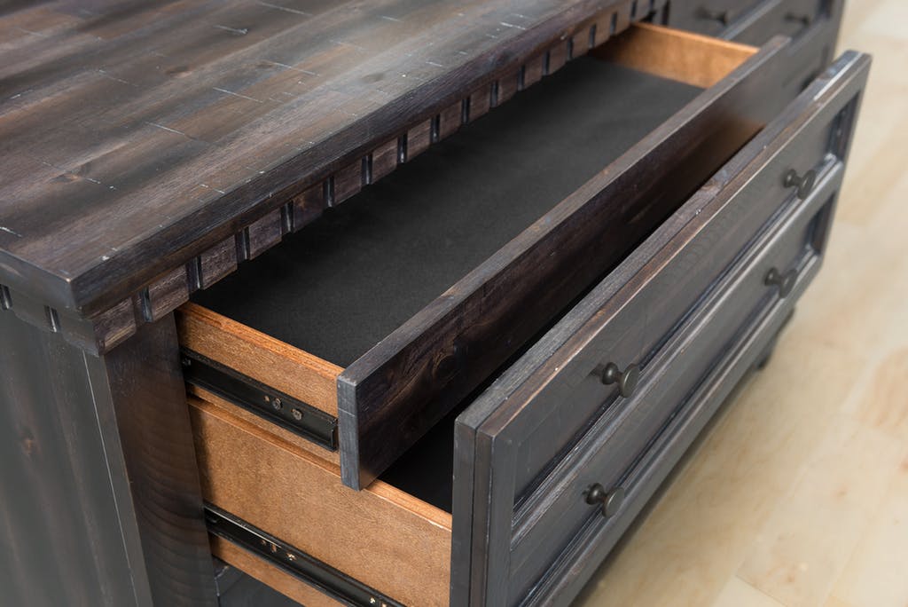 Morrison Dresser in Smokey Gray Oak Lacquer - Jack’s Furniture and More (Laredo, TX)