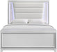 Moondance Queen Panel Bed in White - Jack’s Furniture and More (Laredo, TX)