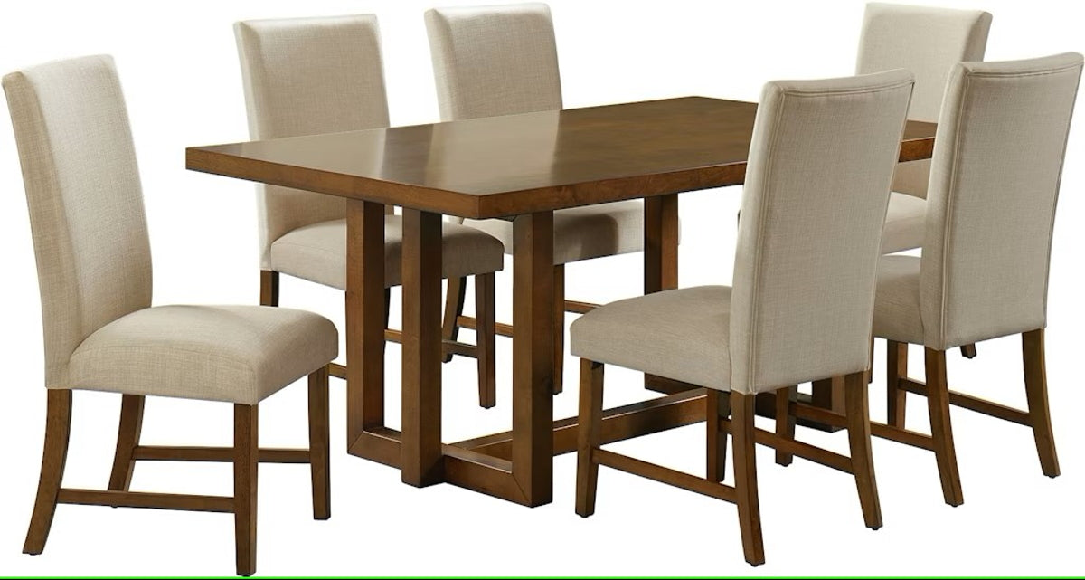 Morris Dining Table with Wood Top in Espresso - Jack’s Furniture and More (Laredo, TX)