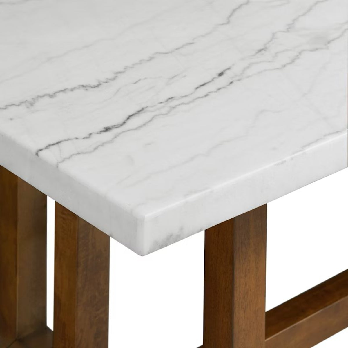 Morris Dining Table with Marble Top in Espresso - Jack’s Furniture and More (Laredo, TX)