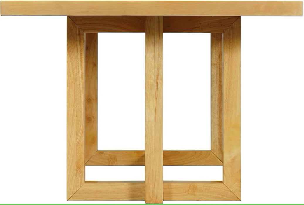 Morris Dining Table with Wood Top in Natural - Jack’s Furniture and More (Laredo, TX)