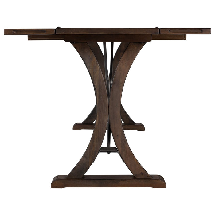 New Bedford Dining Table in Dark Brown - Jack’s Furniture and More (Laredo, TX)
