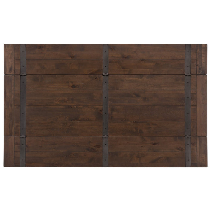 New Bedford Dining Table in Dark Brown - Jack’s Furniture and More (Laredo, TX)