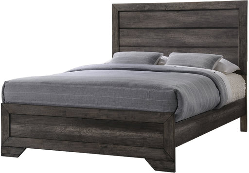 Elements International Nathan Twin Platform Bed in Gray Oak Lacquer image