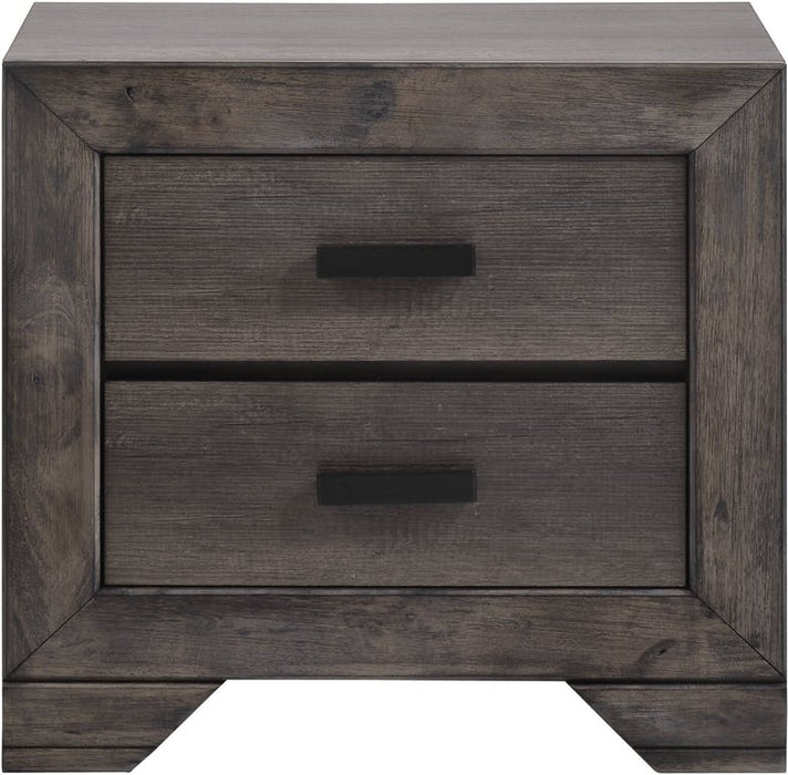 Nathan Night Stand in Gray Oak Lacquer - Jack’s Furniture and More (Laredo, TX)