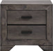 Nathan Night Stand in Gray Oak Lacquer - Jack’s Furniture and More (Laredo, TX)