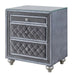 Crown Mark Furniture Voltare Nightstand in Dark Grey image