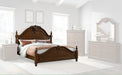 Elements International Northridge Queen Panel Bed in Brown image