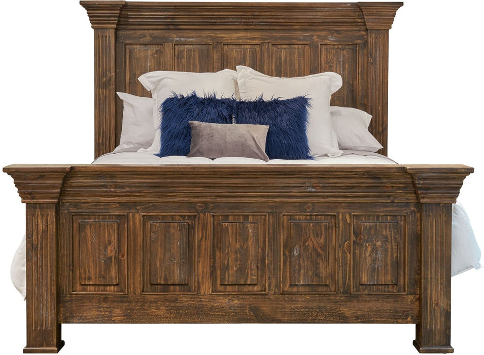 Olivia Brown Queen Panel Bed - Jack’s Furniture and More (Laredo, TX)