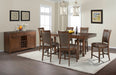 Prescott Counter Height Dining Table in Walnut - Jack’s Furniture and More (Laredo, TX)