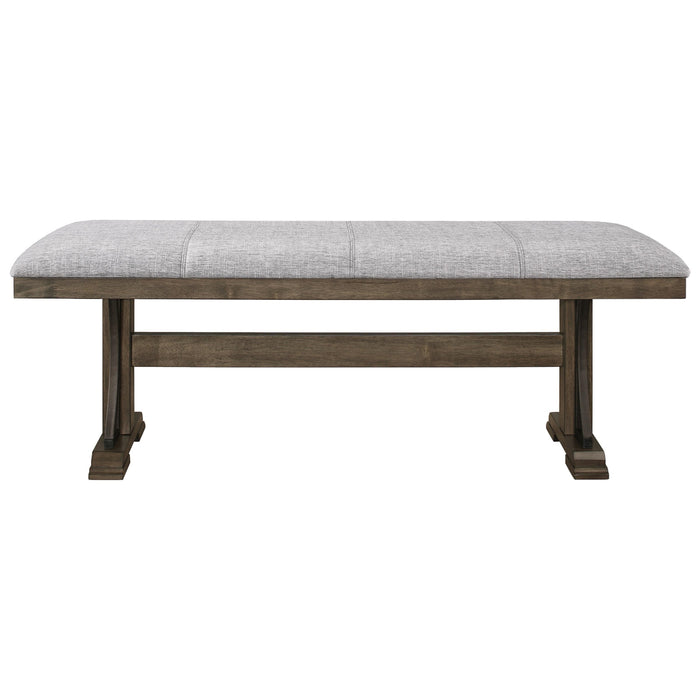 Crown Mark Quincy Bench in Light Brown