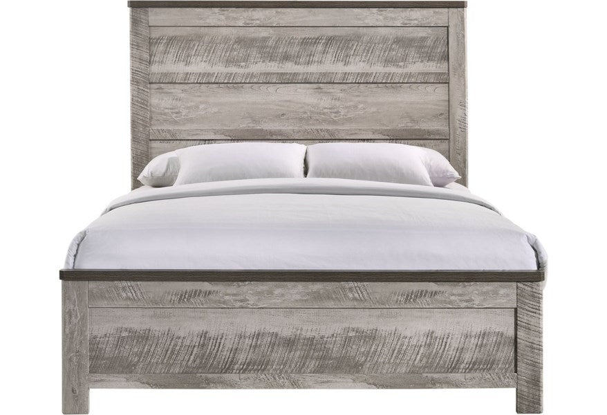 Millers Cove King Panel Bed in Gray - Jack’s Furniture and More (Laredo, TX)