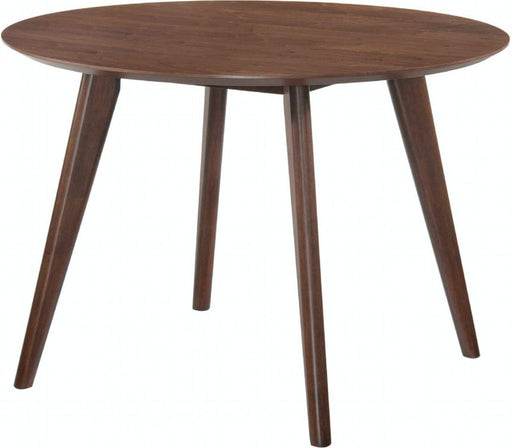 Elements International Robin Round Dining Table in Warm Chestnut image