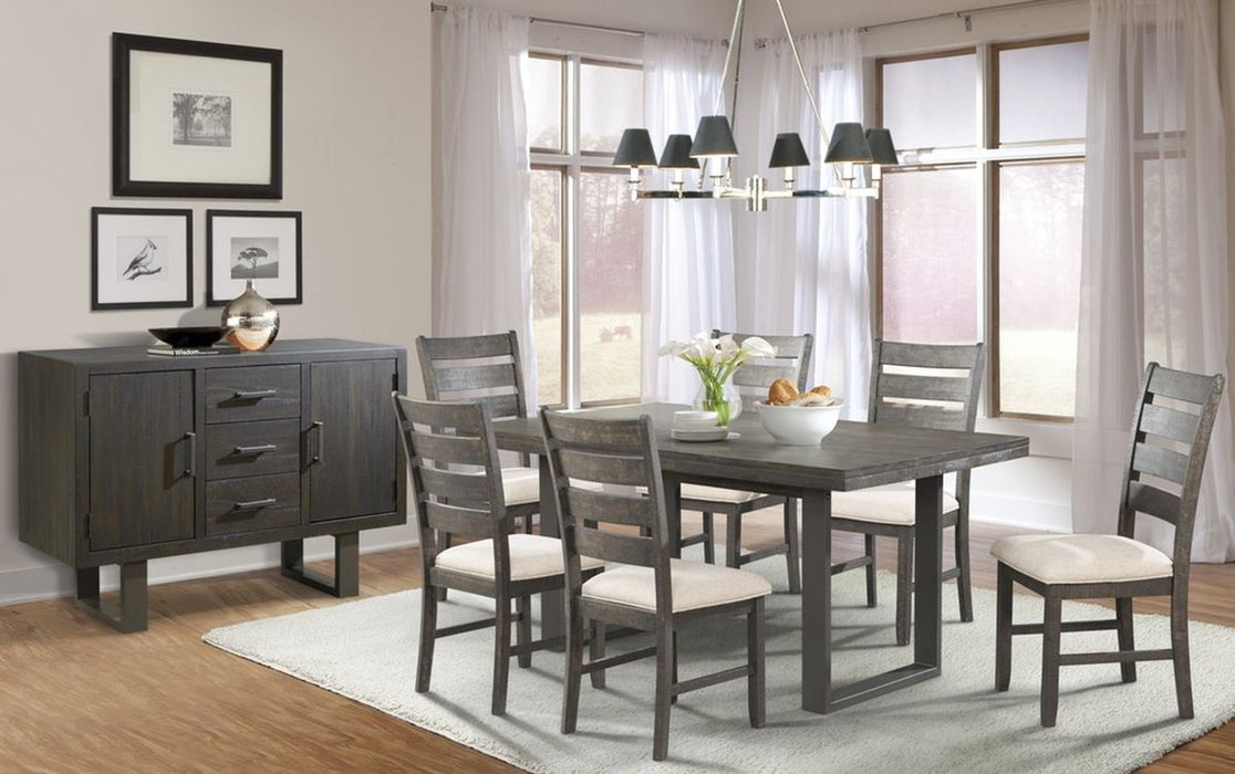 Sawyer Rectangular Dining Table in Smokey Dark Ash - Jack’s Furniture and More (Laredo, TX)