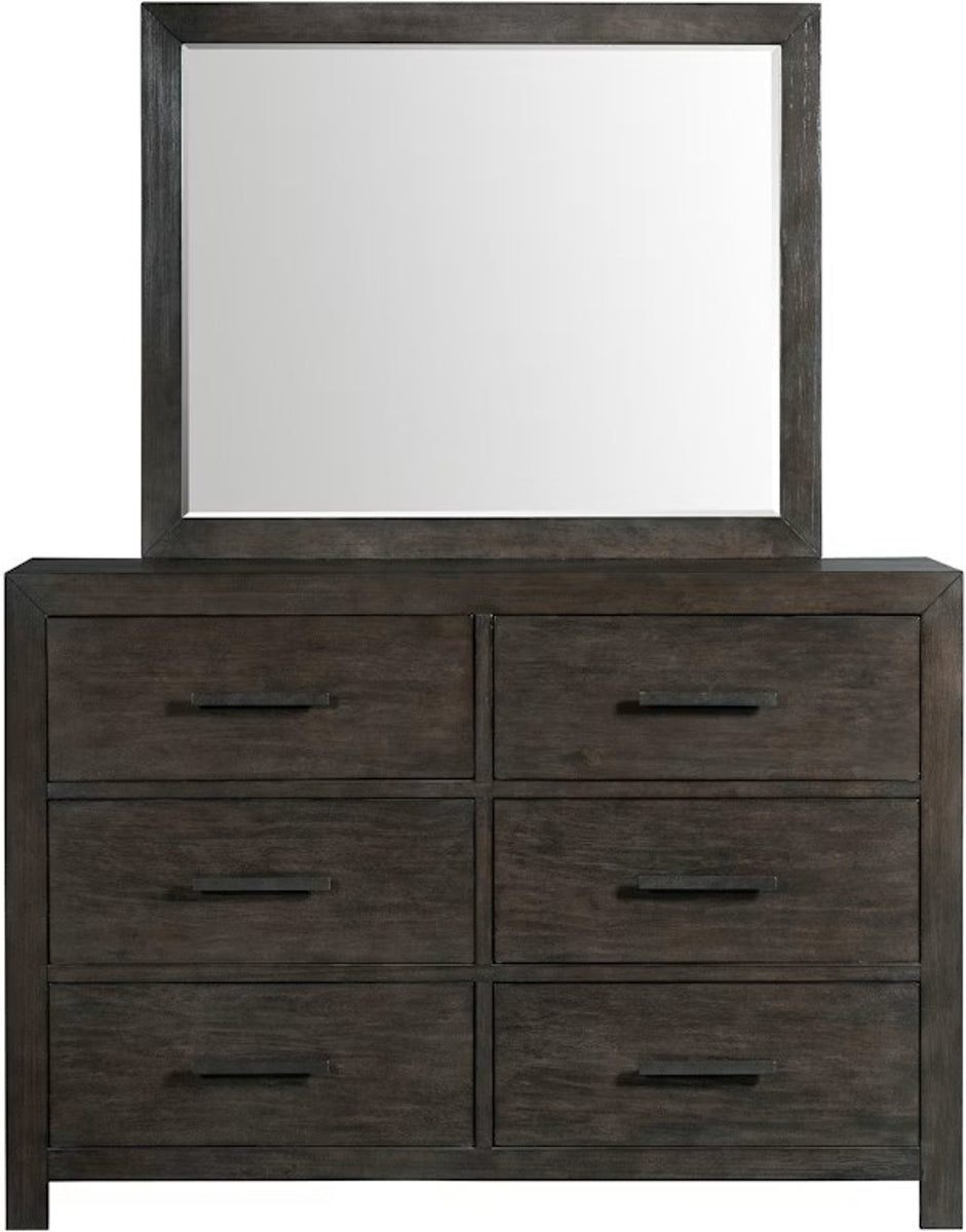 Shelby Mirror in Walnut - Jack’s Furniture and More (Laredo, TX)