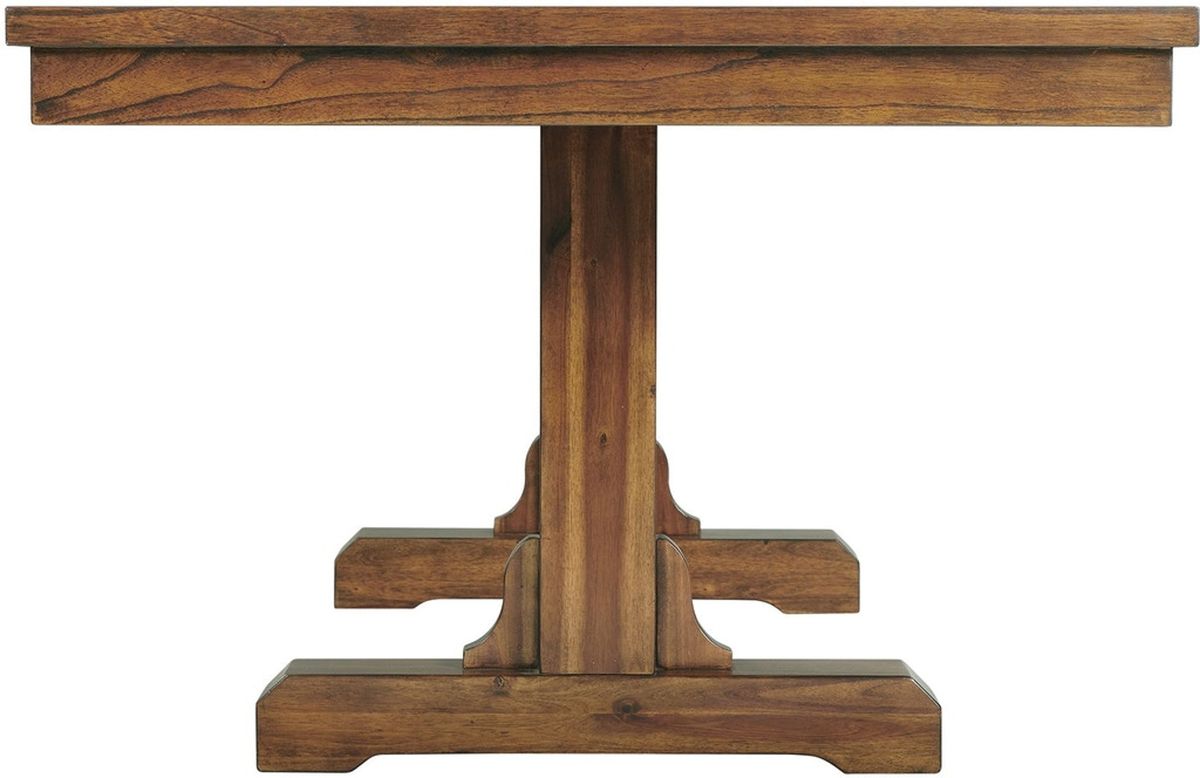 Silas Dining Table in Warm Brown - Jack’s Furniture and More (Laredo, TX)