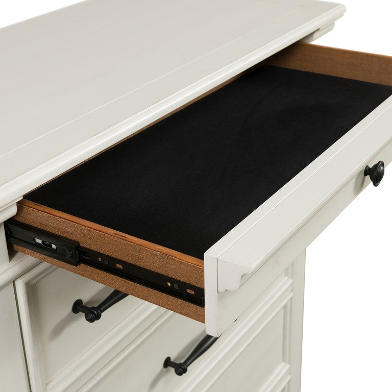 Slater 7 Drawer Chest in White - Jack’s Furniture and More (Laredo, TX)